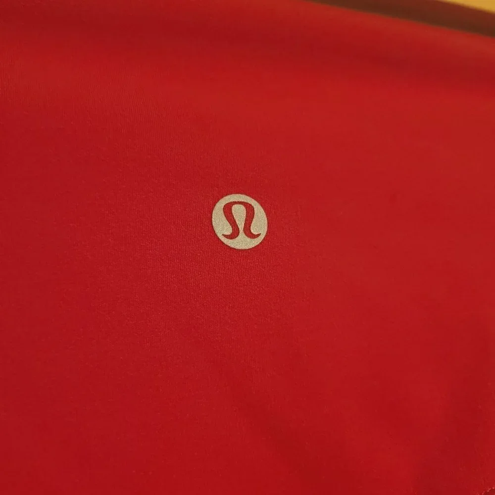 Lululemon | Women's Red High Waist Full Length Power Yoga Leggings (Size 6)